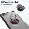 Lenuo Anti-fall Fashion Protective Phone Case For iPhone SE / 7 / 8 Casing Multifunction Car Magnetic Shockproof With Ring Stand Back Cover. 