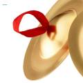 Finger Cymbals Hand Percussion Finger Cymbals 12cm 1 Pair Musical Instrument Developmental Copper Hand Cymbals for 3 Years Old up Boys Girls. 