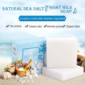 Soap Sea Salt Soap Goat Milk Cleaner Removal Pimple Pores Blackheads Acne Moisturizing Face Wash Handmade Soap Base Makeup Tool. 