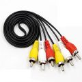 (1.5M / 3M / 5M / 10M ) Audio Video Cable Length DVD Player TV Universal 3 RCA Male to 3 RCA Male. 