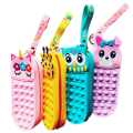 Cute Pop It Pencil Case for Kids - Multi Designs of Pop It Purse Stationery School Supplies. 