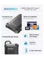 ORICO Mini Portable SSD 20Gbps External Solid State Drive USB3.2 Gen2 2TB 1TB Type- C PSSD for Outdoor Workers Photographer. 