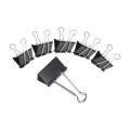 Binder Clip Box 12pcs 15mm/19mm/25mm/32mm/41mm/51mm. 