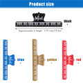4 Pcs Music Book Note Paper Ruler Sheet Music Spring Clip Holder For Piano Guitar Violin Viola Cello Performance. 