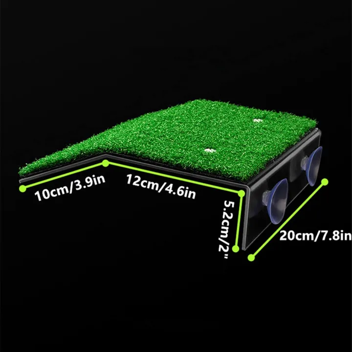 Lawn%20Turtle%20Basking%20Platform%20Turtle%20Resting%20Basking%20Platform,%20Simulation%20Grass%20Turtle%20Ramp%20for%20Turtle%20Tank,%20Reptile%20L%20-%20Image%208