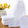 1/4 Pcs 100% Cotton White Square Towel Rag Small Towel Hotel Catering Dish Towel. 
