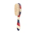 Striped Double-sided Comb Brush Bristle Hair Beard Styling Tools For Men Pro Shave Beard Brush Barber Carving Cleaning Brush. 