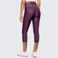 Women Calf-length Yoga Running Legging Capri Sport Pants Fitness Gym High Waist Legging Girl Black Mesh 3/4 Gym Yoga Pants 2021. 