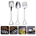 Watermelon Spoon Fork Baby Metal Children Tableware Fruit Accessories Adorable Toddler Stainless Steel. 