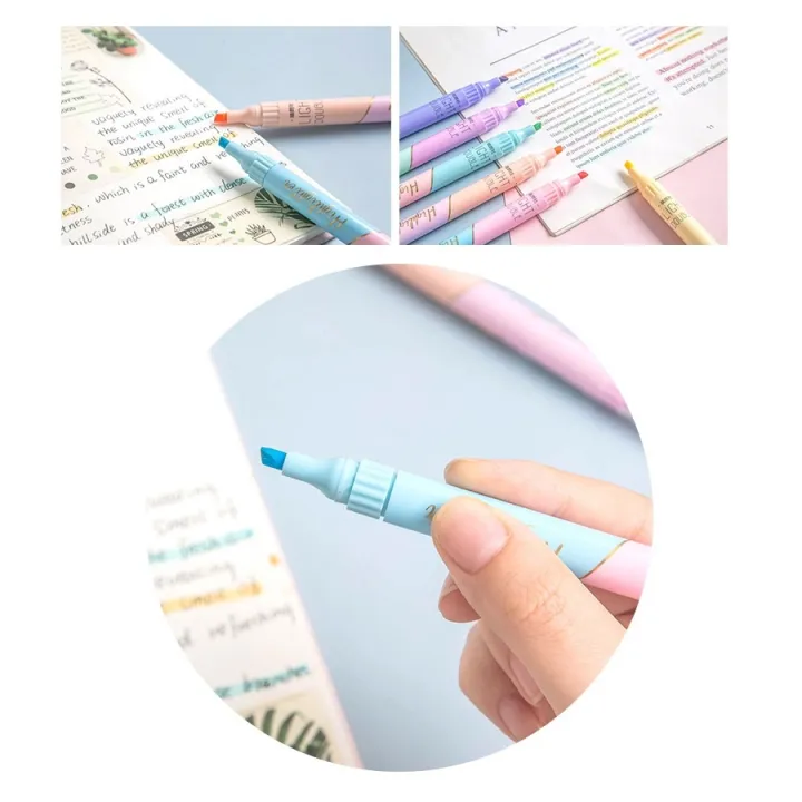 %E3%80%90The%20Quiet%20Page%E3%80%916pcs%20Light%20Highlighter%20Pens%20Set%203mm%20Dual%20Ended%20Double%20Color%20Marker%20Liner%20Drawing%20Pen%20Paint%20Art%20Office%20School%20Supplies%20A6477%20-%20Image%207