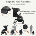L3 New Born Cabin Stroller , Compact Fold Stroller Suitable for Newborn ,One-touch folding Stroller Extra Storage ,Shock Absorbent System ,Prams for Travelling ,Visual Skylight | L3 KUH JY-58-S. 