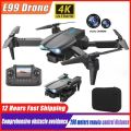 E99 Pro Drone With 4K Dual Camera Wifi Obstacle Avoidance For Aerial Photography Quadcopter For Birthday Gift. 