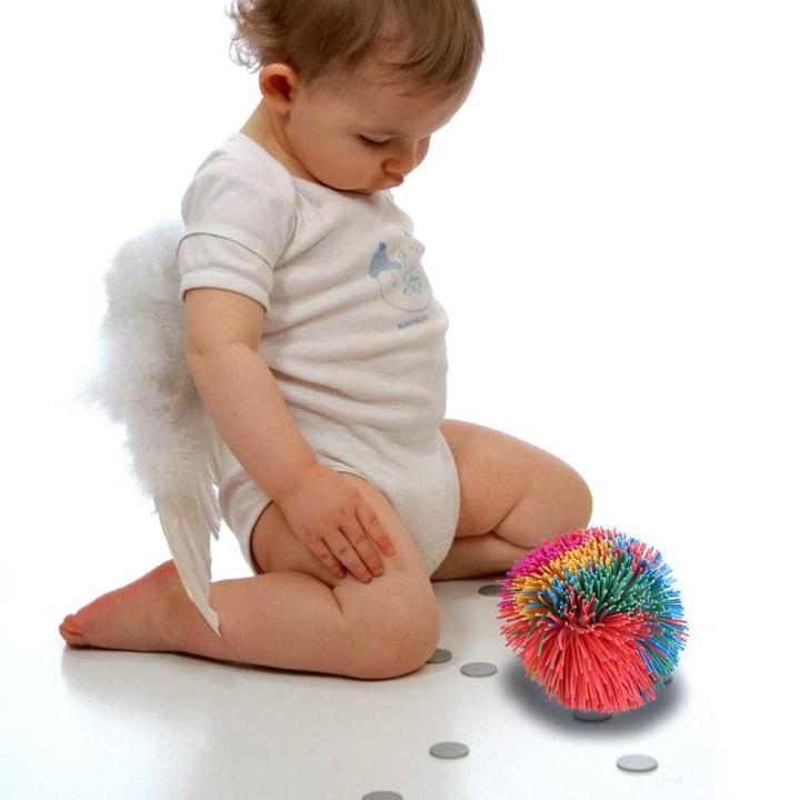 Stringy Ball Decompression Toy Funny Toy Colorful Rainbow Ball Anti-Stress 6cm/9cm ...