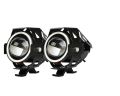 2 Pcs U7 LED Motorcycle Angel Eyes Headlight DRL Spotlights Auxiliary Bright Motorcycle Lamp Accessories Car Work Fog Light. 