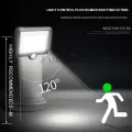 Auoyo 100 LED Solar Powered PIR Motion Sensor Solar Light Waterproof Outdoor Garden Security Wall Lamp Light. 
