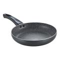 Prestige Non-Stick Omega Deluxe Granite Fry Pan (Omelette Pan)| 20 Centimetre | Black | Induction Base | 5 Layer Non-Stick Cookware | PFOA Free | Easy Grip Handle FROM INDIA (ABR). 