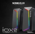 SONICGEAR IOX 2 STEREO BLUETOOTH 2.0 SPEAKER SYSTEM. 