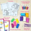 Imagimake Clay Murals - Unicorn Theme | Modelling Clay & Paint. 