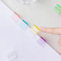Staples Paperclip Mini Color Paper Clip Candy Transparent Metal Documents Bookmarks File Index Page Holder Clamp Office School. 