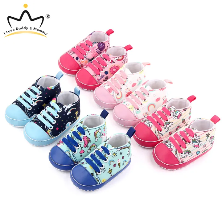 Cute Cartoon Baby Shoes - Soft Cotton Non-Slip Newborn Shoes