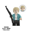 Compatible with LEGO Attack on Titan Eren Ymir Arnie Mikasa Pika Minifigures Building Blocks Toys WM6204. 