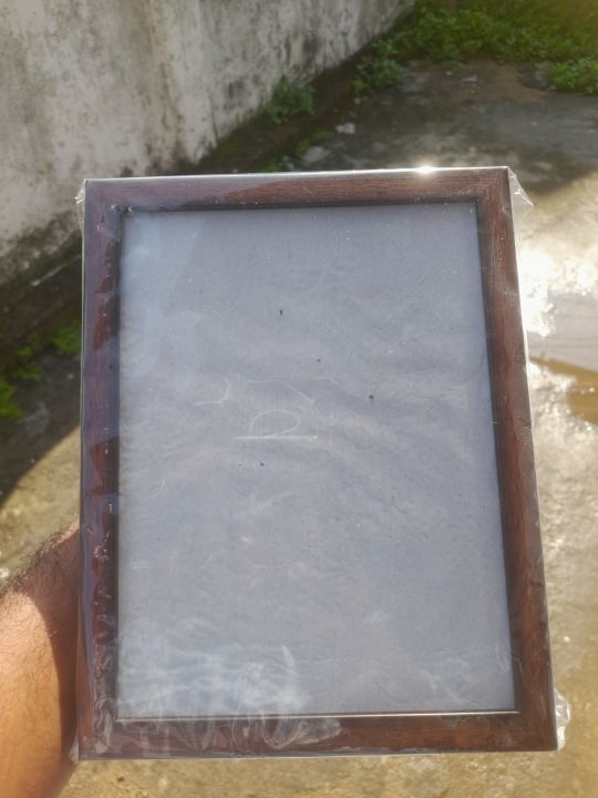 6%C3%978%20inch%20(A5)%20size%20%C2%BD"%20Black/Brown%20colour%20picture%20frame%20best%20photo%20frame%20-%20Image%205