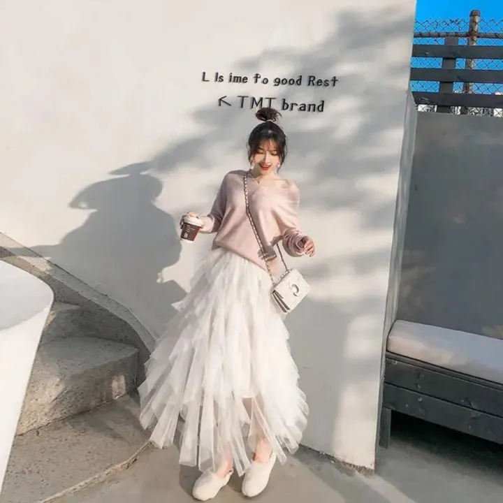 Mesh%20Women%20Skirts%20Romantic%20High%20Waist%20Pleated%20Long%20Skirt%20Mesh%C2%A0%20A-line%20Long%20Dress%20for%20Women%20Lady%20Party%20Evening%20Events%20Dance%20-%20Image%208