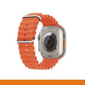8 Series XS8 Pro Ultra Smart Watch Ocean Band Loop Wrist Strap - Orange. 