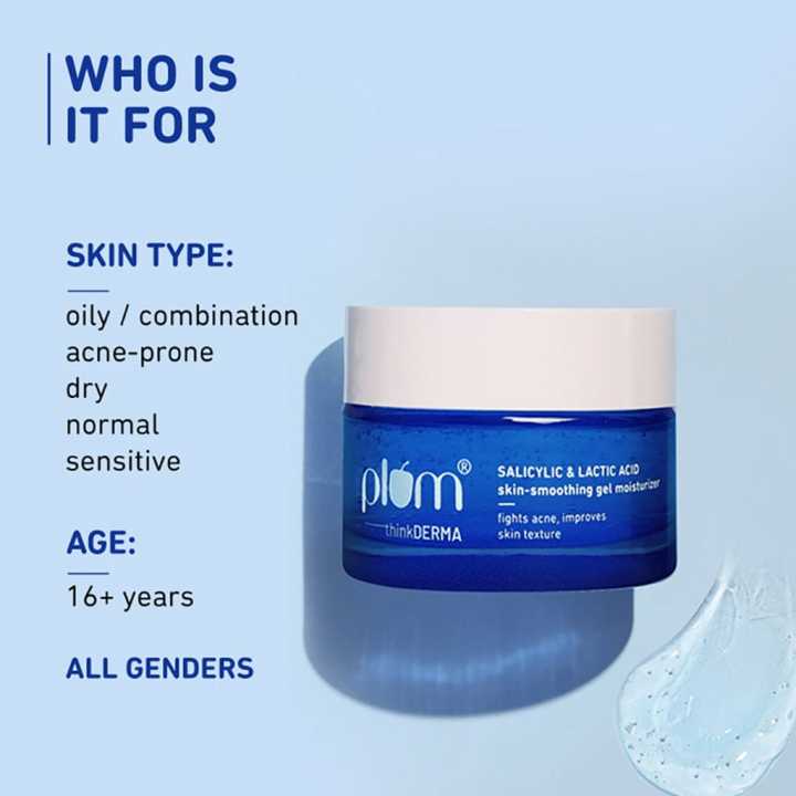 Plum%20Salicylic%20&%20Lactic%20Acid%20Skin-Smoothing%20Gel%20Moisturizer%2050g%20-%20Image%203