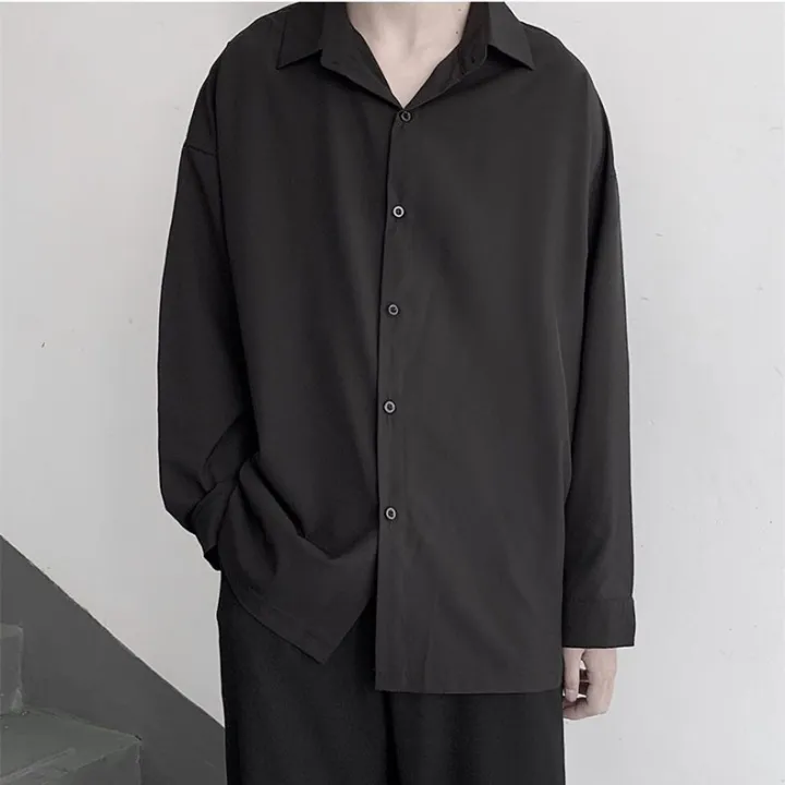 Spring%20and%20Summer%20Korean%20Set%20Boys%20Trend%20Suit%20Collar%20Shirt%20Thin%20Casual%20Simple%20Easy%20Matching%20Coat%20Handsome%20Hong%20Kong%20Style%20-%20Image%202