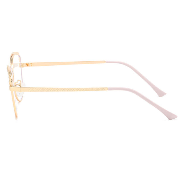 -Embedded%20%20Eye%20Glasses%20Comfort%20Vintage%20Metal%20Frame%20Women's%20Anti%20Blue%20Light%20Eyewear%20Flat%20Lens%20Fashion%20Metal%20Frame%20Anti-blue%20Light%20Glasses%20for%20%20Wear%20Stylish%20Accessory%20Eye%20Protection%20Prescription%20Eyewear%20Computer%20Use%20-%20Image%202