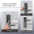 Ezviz DL05 Smart Wi-Fi Biometric Fingerprint Door Lock with built-in Electronic Doorbell | Weatherproof | Multiple Unlock Methods | Free APP Control | Anti-peep Code | Real-Time Alerts | Anti-Tamper Alarm | Integration with EZVIZ Cameras. 