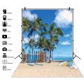 Summer Jungle Green Leaves Spring Seaside Nature Scenery Baby Backdrop Photography Background Photo Studio. 