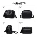 MATEYOYO Women's Bag Fashion Shoulder Bag Simple Cross-body Bag Large Trendy Korean Style Capacity Adjustable Shoulder Straps Elegant Bag for Shopping Outdoor. 