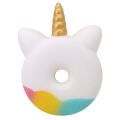 1 Jumbo Kawaii Unicorn Donut Squishy Cake Bread Squishies Cream Scented Slow Rising Squeeze Toy Kids Xmas Birthday Gift 13*9 CM. 