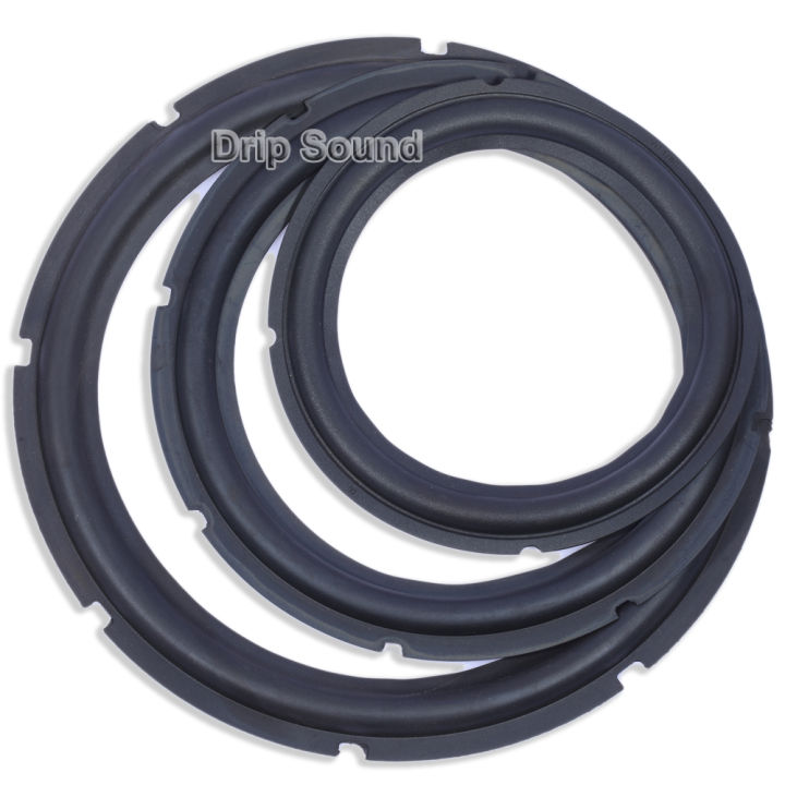 2x 8/10/12 inch Speaker Rubber Edge Folded Ring Woofer Surround