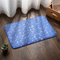 Bath Mat Cobblestone Bathroom Rugs Water Absorbent Bath Mats for Bathroom Machine Washable Bath Rugs(40X60cm,Khaki). 