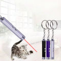 Mini Flashlight Infrared Laser Key Ring Pendant Teaching Pen Laser Cat Funny Stick. 
