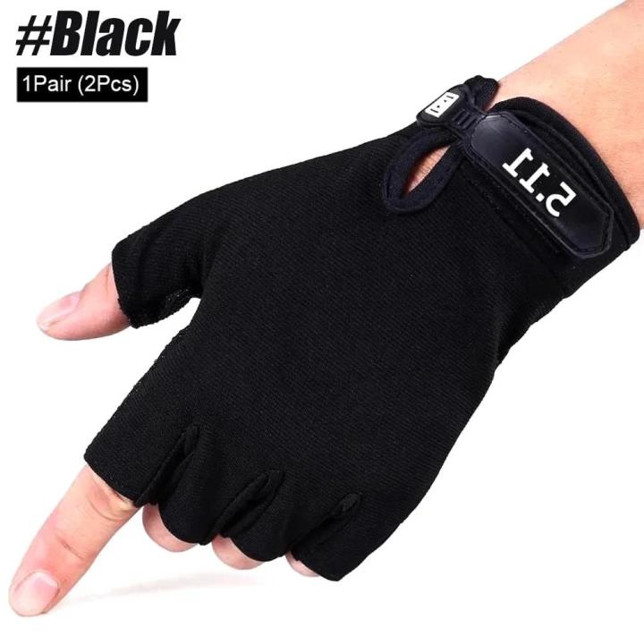 HOT%201Pair%20Fingerless%20Sports%20Gloves,%20Men%20Women%20Cycling%20Gloves,%20Anti-Slip%20Breathable%20Motorcycle%20Mountain%20Bike%20Gloves%20Workout%20Gloves%20-%20Image%208