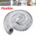 4inch Aluminum Ventilator Pipe Air Ventilation Hose Flexible Exhaust Duct 1.5M Encounter. 