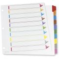 File Index | 10 Tab Index Divider | Multicolor | A4 Size. 