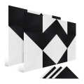 Sojhoop Acoustic Panels, 24 Pack Soundproof Wall Panels,Self-Adhesive Sound Absorbing, Triangle Sound Proof Panels. 