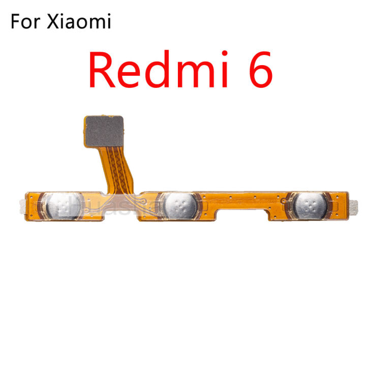 For Redmi 6 8 S2 Power On Off Button Volume Switch Key Control Flex ...