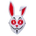 Frank's Rabbit mask, subway parkour, a kid adult full face cute folding rabbit Christmas party costume mask. 