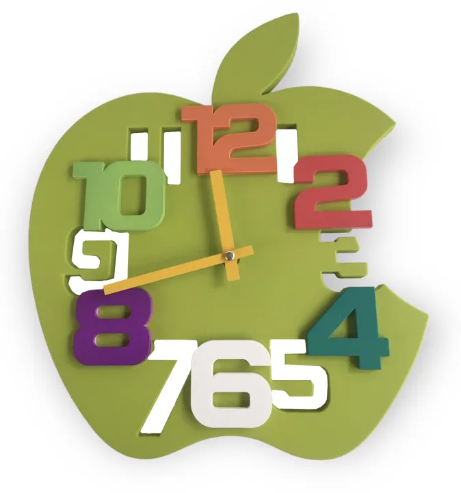 Creative%20Apple%20Design%20Wall%20Clock%20Silent%20Movement%20Easy%20To%20Read%20And%20Living%20Room,%20Children's%20Room,%20Office%20Room,%20Bed%20Room%20Kindergarten%20Wall%20Watch%20Home%20Decor%20Wall%20Clock.%20-%20Image%202