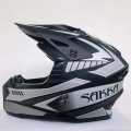 H.H.Co Sakka FS Black Silver Matt Motor Bike Helmet SLS Certified. 