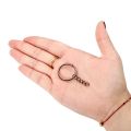 10-200Pcs/Lot 25mm Key Ring Key Chain Gold Color Rhodium Round Split Keychain Keyrings for DIY Jewelry Making Findings Accessories. 