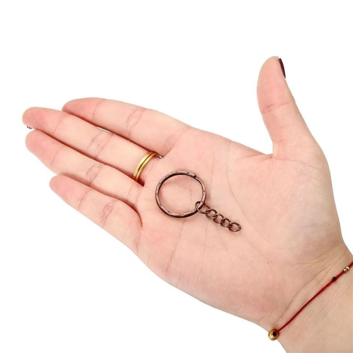 10-200Pcs/Lot%2025mm%20Key%20Ring%20Key%20Chain%20Gold%20Color%20Rhodium%20Round%20Split%20Keychain%20Keyrings%20for%20DIY%20Jewelry%20Making%20Findings%20Accessories%20-%20Image%205