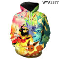 Pokemon Pikachu Pokémon Manga fleece sweater Coat Children's Clothes Casual Fashion Cartoon pullover Clothes Kids Baby. 
