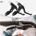 Brake Lever Set Black Extended Handle Lightweight Bike Brakes Handles for BMX Folding Bike. 